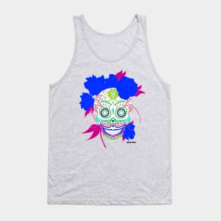 the white catrina in mexican calavera ecopop Tank Top